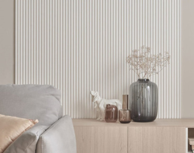 Рейка правая для стеновой панели Linerio S-LINE White (белая)